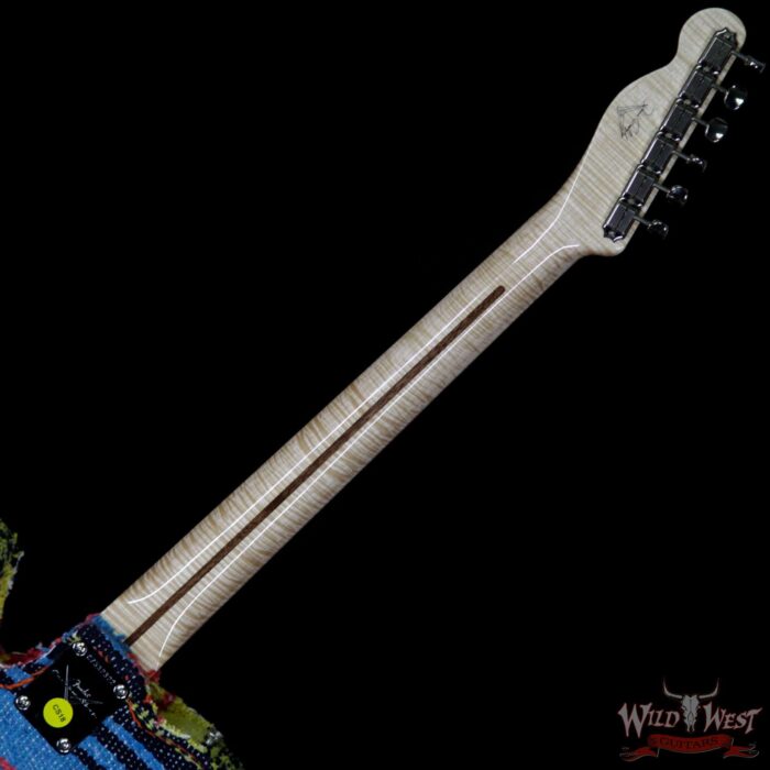 2018 NAMM One-Of-Kind Fender Masterbuilt Dennis Galuszka Border Town Telecaster Mexico Blanket AAAA Flame Neck - Image 10