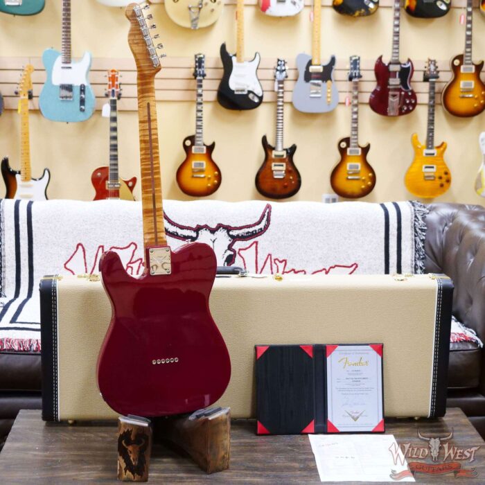 Fender Custom Shop Dennis Galuszka Masterbuilt Burl Top Telecaster NOS with Josefina Hand-Wound Pickups - Image 9