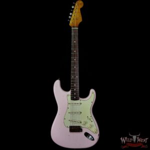 Fender Custom Shop Dennis Galuszka Masterbuilt Roasted 1959 Stratocaster Brazilian Rosewood Slab Board Hand-Wound PUs Journeyman Relic Aged Shell Pink - Image 3