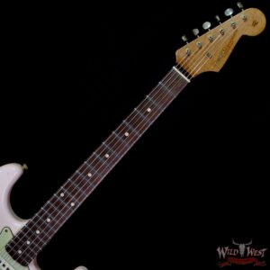 Fender Custom Shop Dennis Galuszka Masterbuilt Roasted 1959 Stratocaster Brazilian Rosewood Slab Board Hand-Wound PUs Journeyman Relic Aged Shell Pink - Image 4