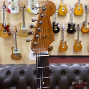 Fender Custom Shop Dale Wilson Masterbuilt 1960 Stratocaster Heavy Relic Brazilian Rosewood Slab Board 3 Tone Sunburst - Image 4