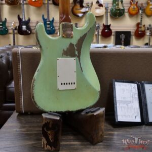 Fender Custom Shop Dale Wilson Masterbuilt 1960 Stratocaster Relic Brazilian Rosewood Slab Board Surf Green - Image 11