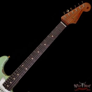 Fender Custom Shop Dale Wilson Masterbuilt 1960 Stratocaster Relic Brazilian Rosewood Slab Board Surf Green - Image 4