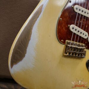Fender Custom Shop Dale Wilson Masterbuilt 1963 Stratocaster Brazilian Rosewood Slab Board Relic Vintage White - Image 10