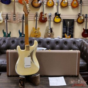 Fender Custom Shop Dale Wilson Masterbuilt 1963 Stratocaster Brazilian Rosewood Slab Board Relic Vintage White - Image 11