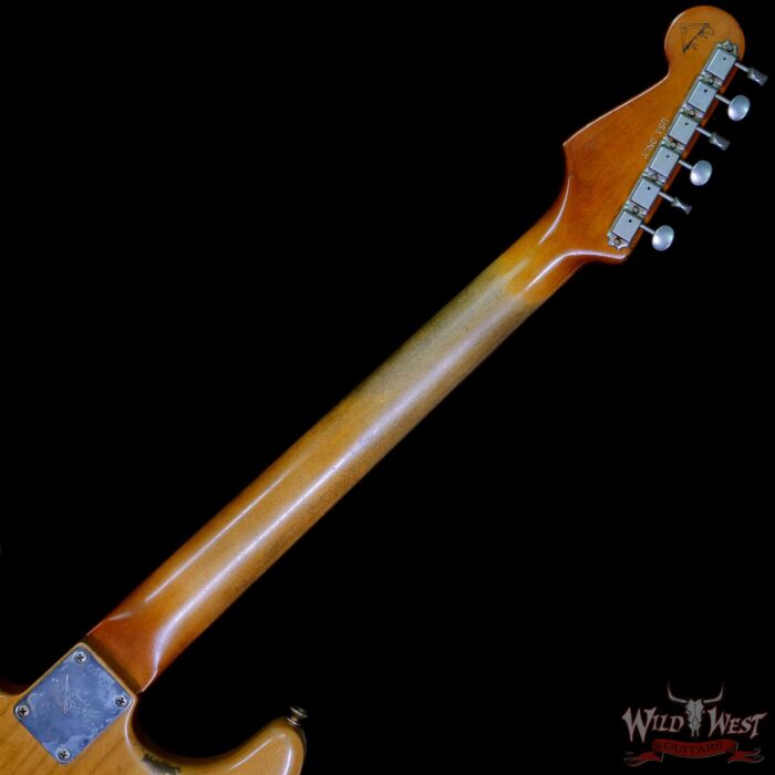 Fender Custom Shop Dale Wilson Masterbuilt 1963 Stratocaster Brazilian Rosewood Fingerboard Heavy Relic Natural - Image 5