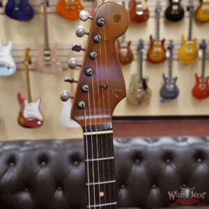 Fender Custom Shop Dale Wilson Masterbuilt 1963 Stratocaster Brazilian Rosewood Fingerboard Heavy Relic Natural - Image 7