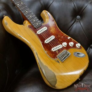 Fender Custom Shop Dale Wilson Masterbuilt 1963 Stratocaster Brazilian Rosewood Fingerboard Heavy Relic Natural - Image 8