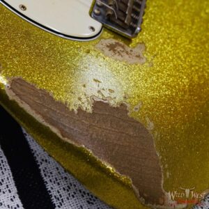 Fender Custom Shop Dale Wilson Masterbuilt 1963 Stratocaster Relic Chartreuse Sparkle - Image 9
