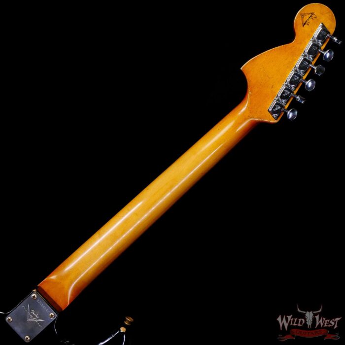 Fender Custom Shop Dale Wilson Masterbuilt 1969 Stratocaster Josefina Hand-Wound Pickups Relic Black over Purple Paisley - Image 5
