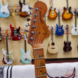 Fender Custom Shop Dale Wilson Masterbuilt 1969 Stratocaster Josefina Hand-Wound Pickups Relic Black over Purple Paisley - Image 7