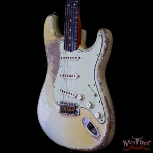 Fender Custom Shop Dale Wilson Masterbuilt 1961 Stratocaster Heavy Relic Super Faded Sonic Blue - Image 2