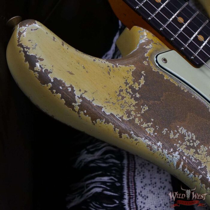 Fender Custom Shop Dale Wilson Masterbuilt 1961 Stratocaster Heavy Relic Super Faded Sonic Blue - Image 9