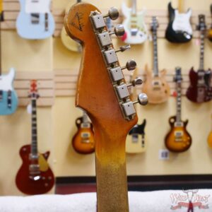 Fender Custom Shop Dale Wilson Masterbuilt 1961 Stratocaster Heavy Relic Super Faded Sonic Blue - Image 12