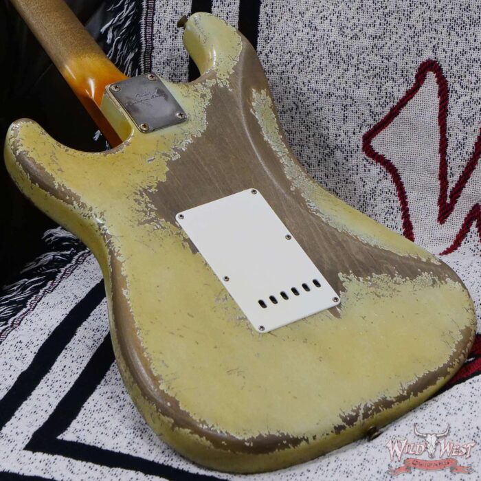 Fender Custom Shop Dale Wilson Masterbuilt 1961 Stratocaster Heavy Relic Super Faded Sonic Blue - Image 13