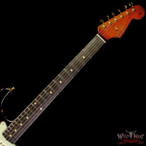 Fender Custom Shop Dale Wilson Masterbuilt 1960 Stratocaster Brazilian Rosewood Board Relic 3 Tone Sunburst with Gold Hardware - Image 4