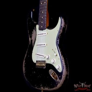 Fender Custom Shop Dale Wilson Masterbuilt 1961 Hardtail Stratocaster Hand-Wound Pickups Brazilian Rosewood Fingerboard Relic Black 6.90 LBS (US Only / No International Shipping) - Image 2