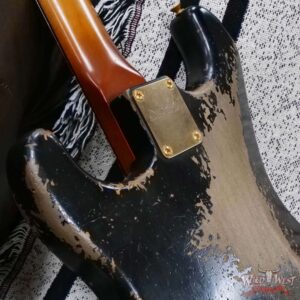 Fender Custom Shop Dale Wilson Masterbuilt 1961 Hardtail Stratocaster Hand-Wound Pickups Brazilian Rosewood Fingerboard Relic Black 6.90 LBS (US Only / No International Shipping) - Image 15