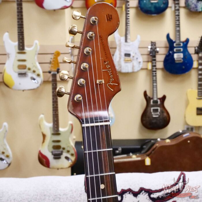 Fender Custom Shop Dale Wilson Masterbuilt 1961 Hardtail Stratocaster Hand-Wound Pickups Brazilian Rosewood Fingerboard Relic Black 6.90 LBS (US Only / No International Shipping) - Image 7