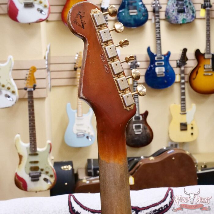 Fender Custom Shop Dale Wilson Masterbuilt 1961 Hardtail Stratocaster Hand-Wound Pickups Brazilian Rosewood Fingerboard Relic Black 6.90 LBS (US Only / No International Shipping) - Image 13