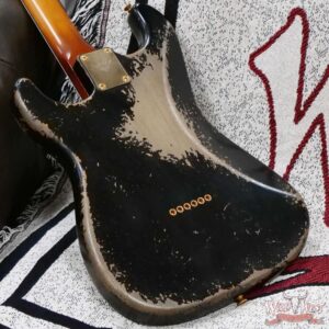 Fender Custom Shop Dale Wilson Masterbuilt 1961 Hardtail Stratocaster Hand-Wound Pickups Brazilian Rosewood Fingerboard Relic Black 6.90 LBS (US Only / No International Shipping) - Image 14