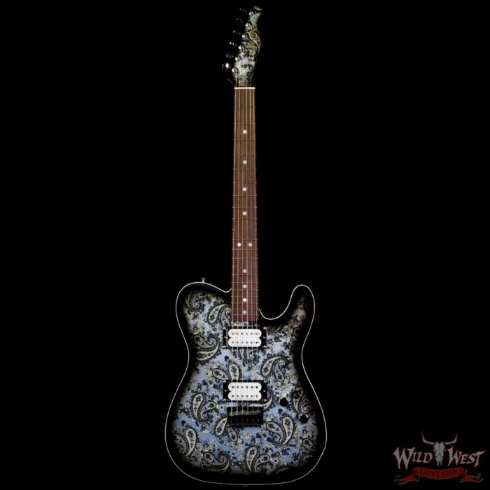 Fender Custom Shop Paul Waller Masterbuilt 1967 Telecaster Custom HH NOS Black Paisley 7.25 LBS - Image 3
