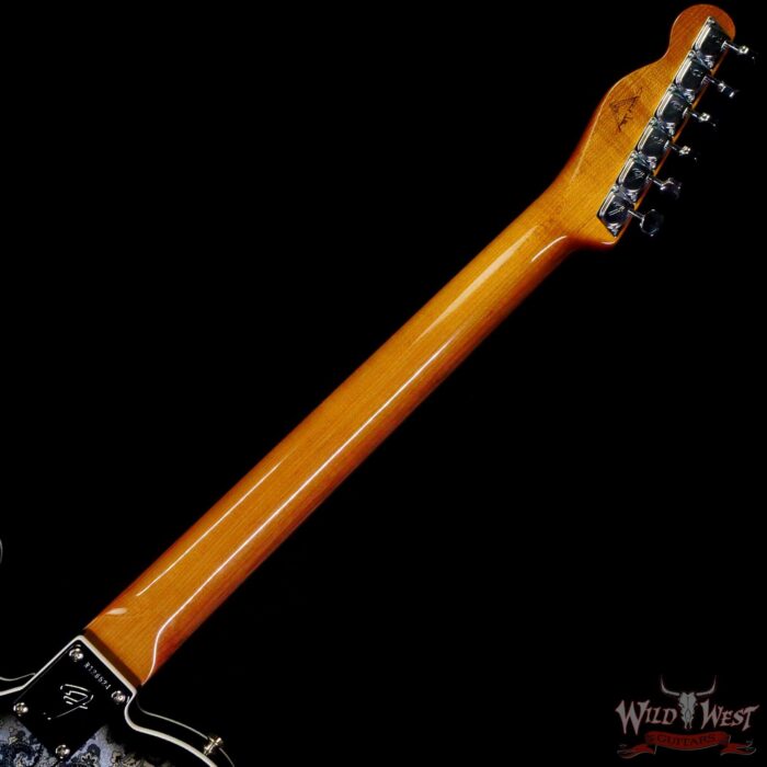 Fender Custom Shop Paul Waller Masterbuilt 1967 Telecaster Custom HH NOS Black Paisley 7.25 LBS - Image 5