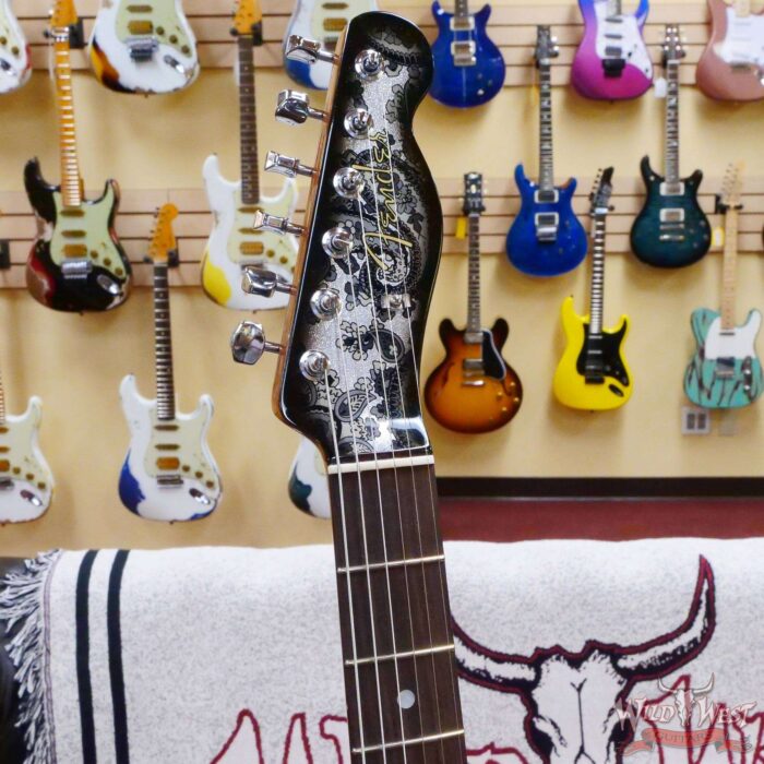 Fender Custom Shop Paul Waller Masterbuilt 1967 Telecaster Custom HH NOS Black Paisley 7.25 LBS - Image 7