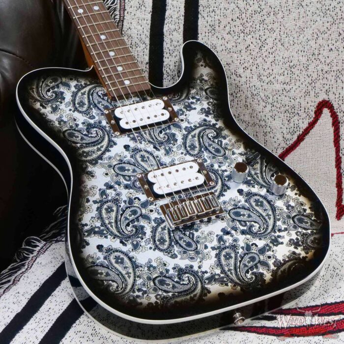 Fender Custom Shop Paul Waller Masterbuilt 1967 Telecaster Custom HH NOS Black Paisley 7.25 LBS - Image 8
