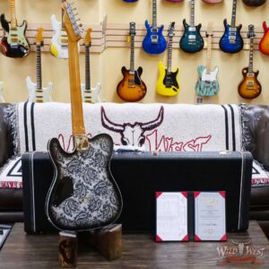 Fender Custom Shop Paul Waller Masterbuilt 1967 Telecaster Custom HH NOS Black Paisley 7.25 LBS - Image 9