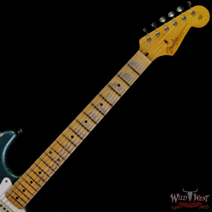 Fender Custom Shop Greg Fessler Masterbuilt 1957 Stratocaster Josefina H/W Pickups Heavy Relic Sherwood Green Metallic 7.00 LBS - Image 4