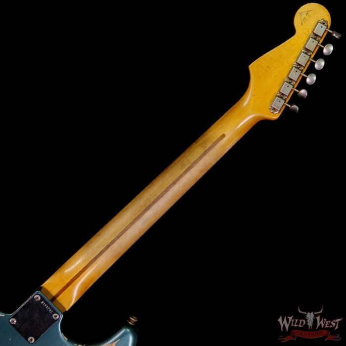 Fender Custom Shop Greg Fessler Masterbuilt 1957 Stratocaster Josefina H/W Pickups Heavy Relic Sherwood Green Metallic 7.00 LBS - Image 5