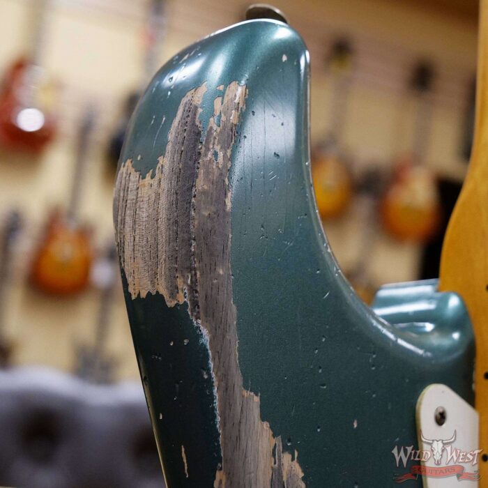 Fender Custom Shop Greg Fessler Masterbuilt 1957 Stratocaster Josefina H/W Pickups Heavy Relic Sherwood Green Metallic 7.00 LBS - Image 9