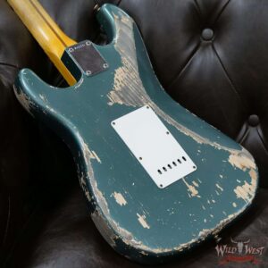 Fender Custom Shop Greg Fessler Masterbuilt 1957 Stratocaster Josefina H/W Pickups Heavy Relic Sherwood Green Metallic 7.00 LBS - Image 12