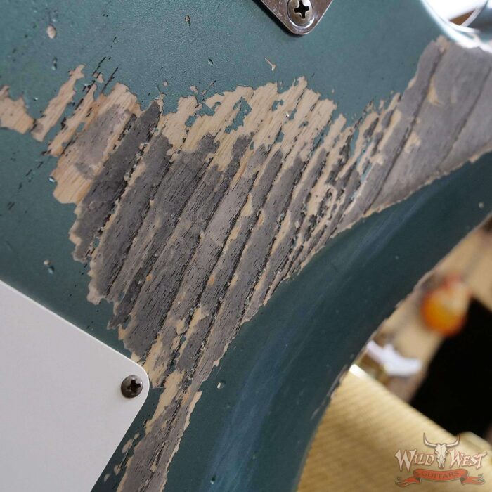 Fender Custom Shop Greg Fessler Masterbuilt 1957 Stratocaster Josefina H/W Pickups Heavy Relic Sherwood Green Metallic 7.00 LBS - Image 13