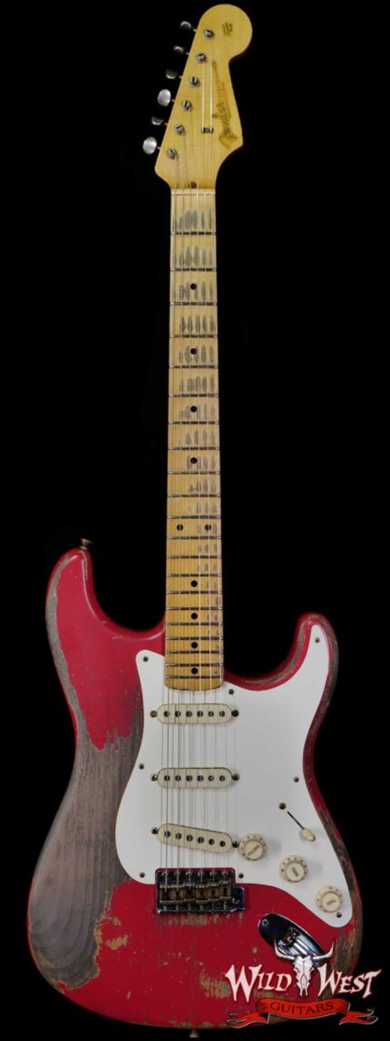 Fender Custom Shop Greg Fessler Masterbuilt 1959 Stratocaster Heavy Relic Josefina Hand-wound Pickups Fiesta Red