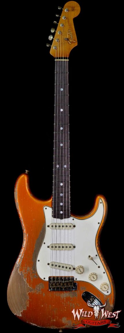 Fender Custom Shop Greg Fessler Masterbuilt 1965 Roasted Stratocaster Josefina H/W Pickups Heavy Relic Candy Tangerine
