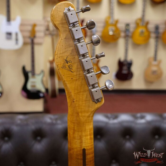 Fender Custom Shop Limited Edition Greg Fessler Masterbuilt 70th Anniversary Broadcaster (Telecaster) Relic Nocaster Blonde - Image 11