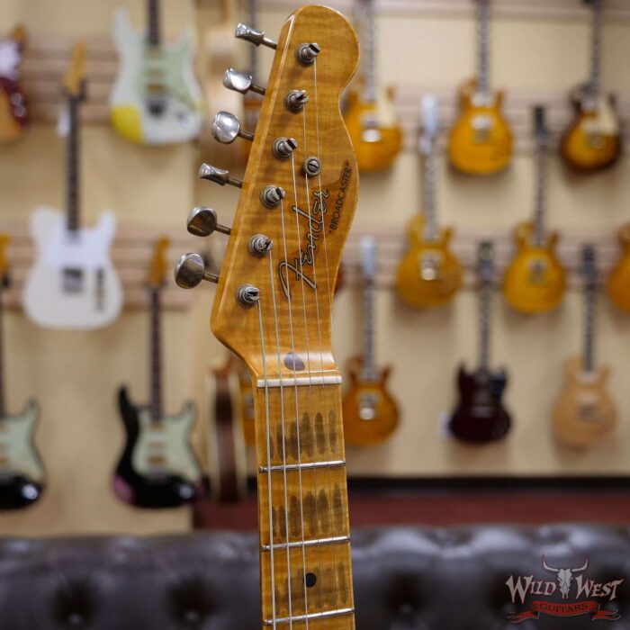 Fender Custom Shop Limited Edition Greg Fessler Masterbuilt 70th Anniversary Broadcaster (Telecaster) Relic Nocaster Blonde - Image 7