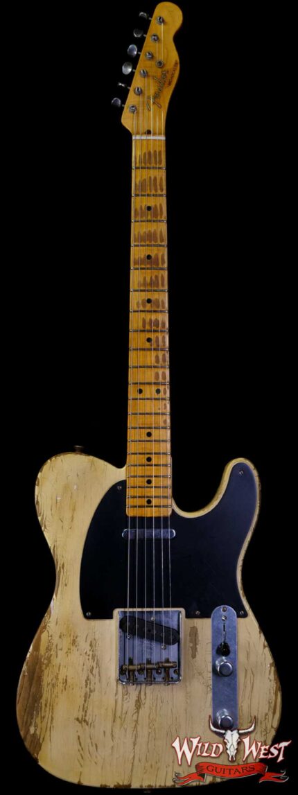 Fender Custom Shop Limited Edition Greg Fessler Masterbuilt 70th Anniversary Broadcaster (Telecaster) Relic Nocaster Blonde