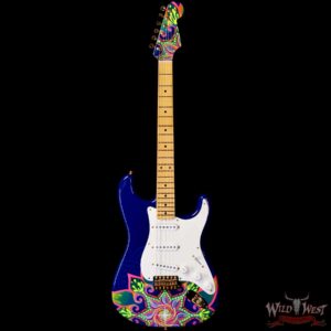 Fender Custom Shop Greg Fessler Masterbuilt Blacklight 68 Stratocaster Artwork Hand Painted by Madison Roy 7.60 LBS - Image 3