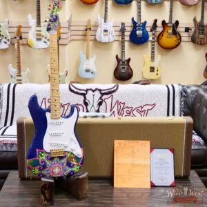 Fender Custom Shop Greg Fessler Masterbuilt Blacklight 68 Stratocaster Artwork Hand Painted by Madison Roy 7.60 LBS - Image 6
