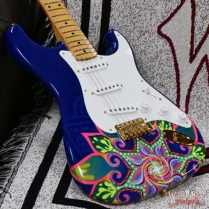 Fender Custom Shop Greg Fessler Masterbuilt Blacklight 68 Stratocaster Artwork Hand Painted by Madison Roy 7.60 LBS - Image 9