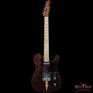 2020 NAMM Fender Custom Shop Prestige Greg Fessler Masterbuilt Birdseye Rosewood Top w/ Roasted Pine Body Telecaster NOS Natural One Of A Kind!! - Image 4