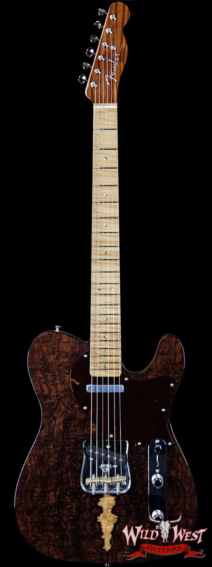 2020 NAMM Fender Custom Shop Prestige Greg Fessler Masterbuilt Birdseye Rosewood Top w/ Roasted Pine Body Telecaster NOS Natural One Of A Kind!! - Image 1