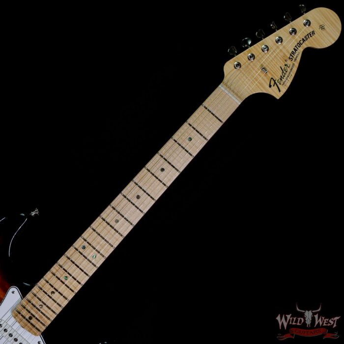 Fender Custom Shop Greg Fessler Masterbuilt 4A Quilt Maple Top Stratocaster NOS 5A Flame Maple Neck 3 Tone Sunburst - Image 4