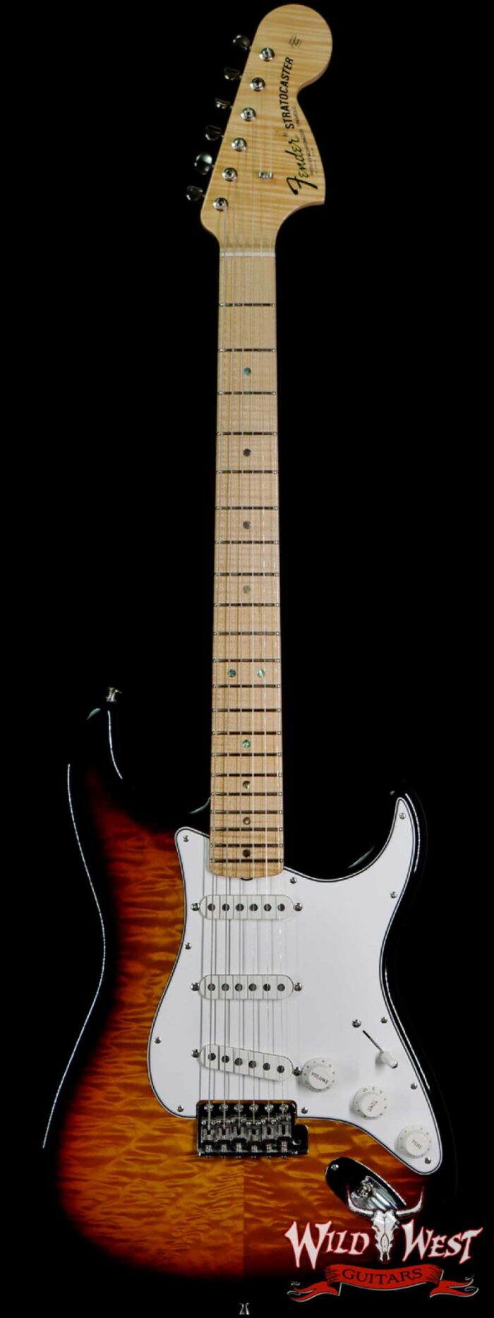 Fender Custom Shop Greg Fessler Masterbuilt 4A Quilt Maple Top Stratocaster NOS 5A Flame Maple Neck 3 Tone Sunburst - Image 1