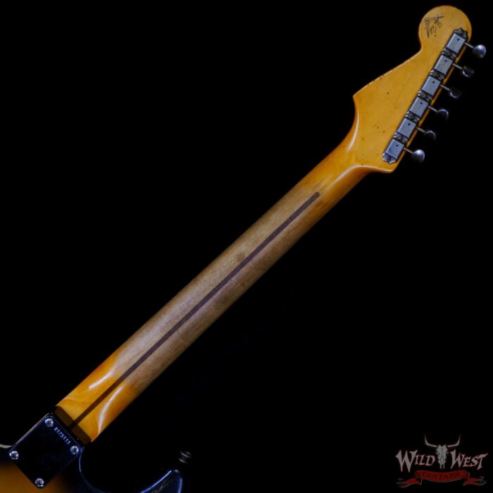 Fender Custom Shop Greg Fessler Masterbuilt 1955 Stratocaster Hardtail H/W Pickups Relic 2 Tone Sunburst 6.55 LBS - Image 5