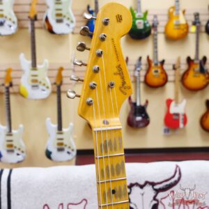 Fender Custom Shop Greg Fessler Masterbuilt 1955 Stratocaster Hardtail H/W Pickups Relic 2 Tone Sunburst 6.55 LBS - Image 7