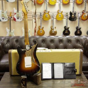 Fender Custom Shop John Cruz Masterbuilt 1957 Stratocaster Ash Heavy Relic 2 Tone Sunburst 6.85 LBS - Image 14
